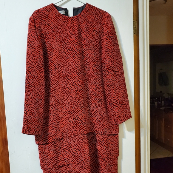 Women's Designer Silk Dress Size 14 - Picture 1 of 5